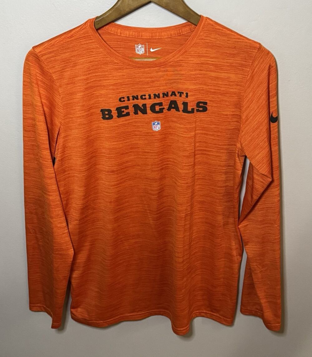 Nike Drifit Cincinnati Bengals Longsleeve Shirt Youth XL (18/20)